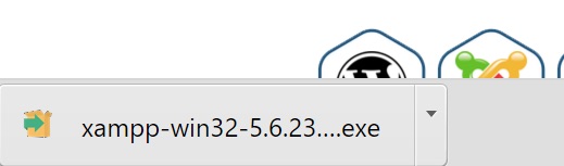 XAMPPのWindows用インストーラ